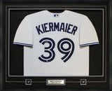 Kevin Kiermaier Signed Framed Jersey Toronto Blue Jays White Nike Replica