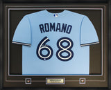 Jordan Romano Signed Jersey Framed Blue Jays Powder Blue Nike Replica