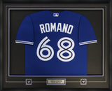 Jordan Romano Signed Jersey Framed Blue Jays Royal Blue Nike Replica - Frameworth Sports Canada 