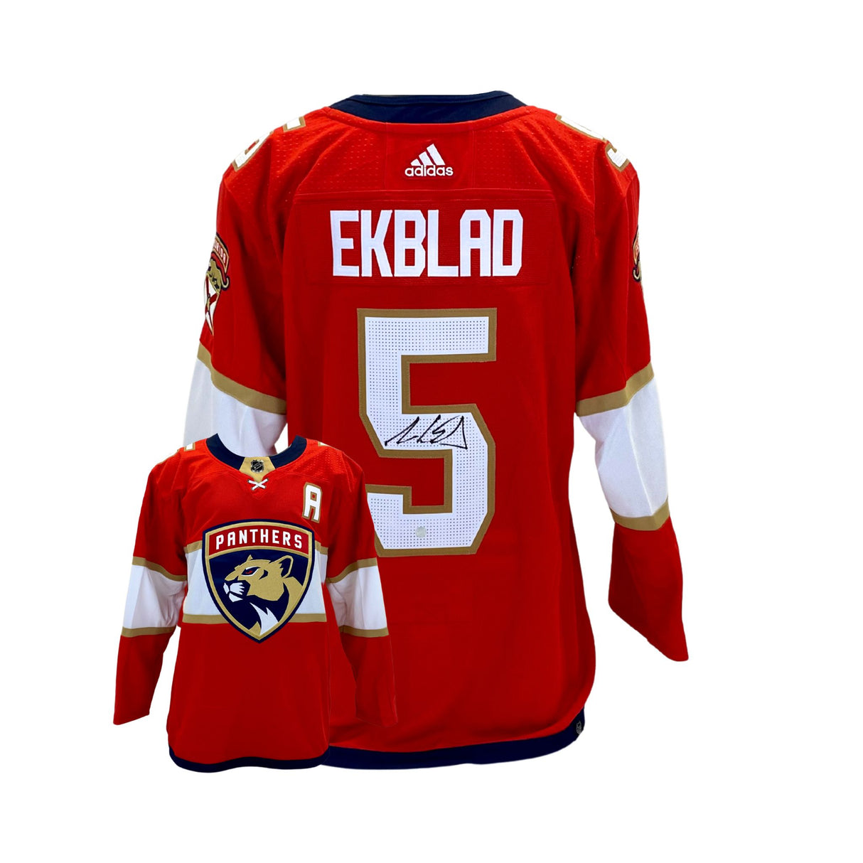 Aaron Ekblad signed Florida Panthers Adidas Auth. Jersey