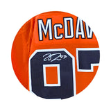 Connor McDavid Signed Jersey Oilers Orange Adidas