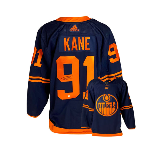 Evander Kane signed Edmonton Oilers Alternate Adidas Auth. Jersey - Frameworth Sports Canada 