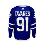 John Tavares Signed Toronto Maple Leafs Adidas Authentic Jersey with "C" (blue)