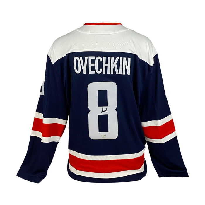 Alex Ovechkin Signed Jersey Capitals Alternate Navy Adidas - Frameworth Sports Canada 