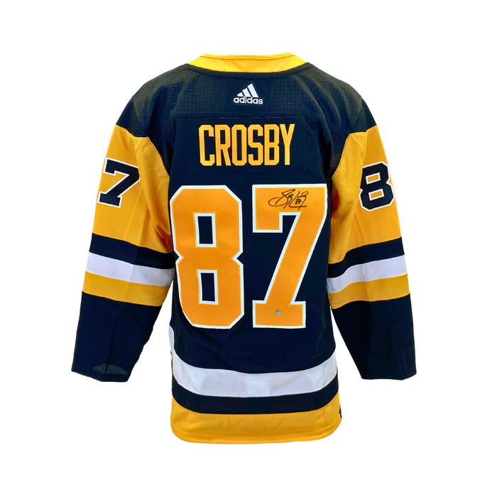 Sidney Crosby Signed Jersey Pittsburgh Penguins Black Adidas