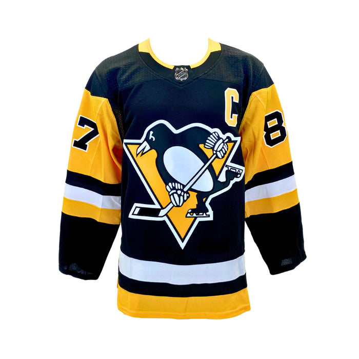 Sidney Crosby Signed Jersey Pittsburgh Penguins Black Adidas