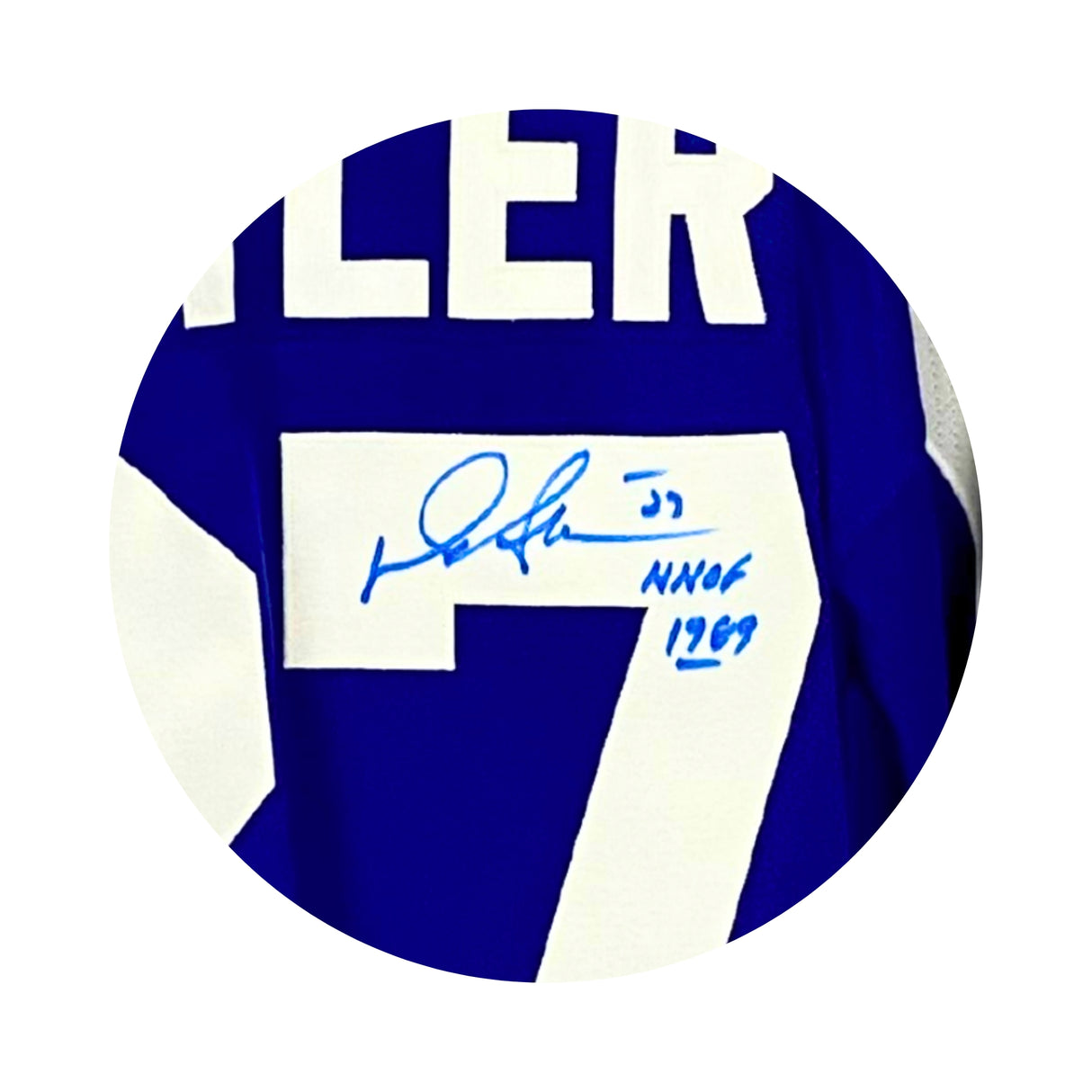 Darryl Sittler signed Toronto Maple Leafs Adidas Classic Jersey Inscribed with "HHOF 1989"