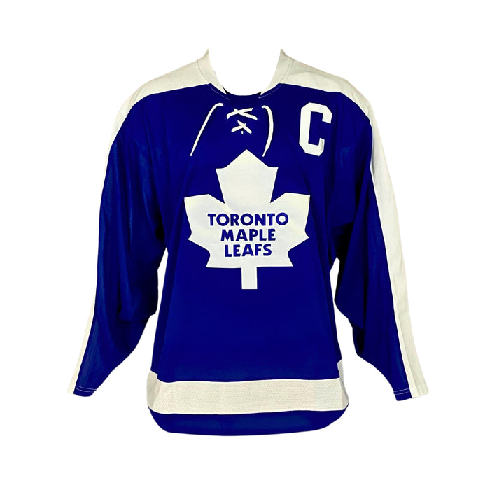 Darryl Sittler signed Toronto Maple Leafs Adidas Classic Jersey Inscribed with "HHOF 1989"