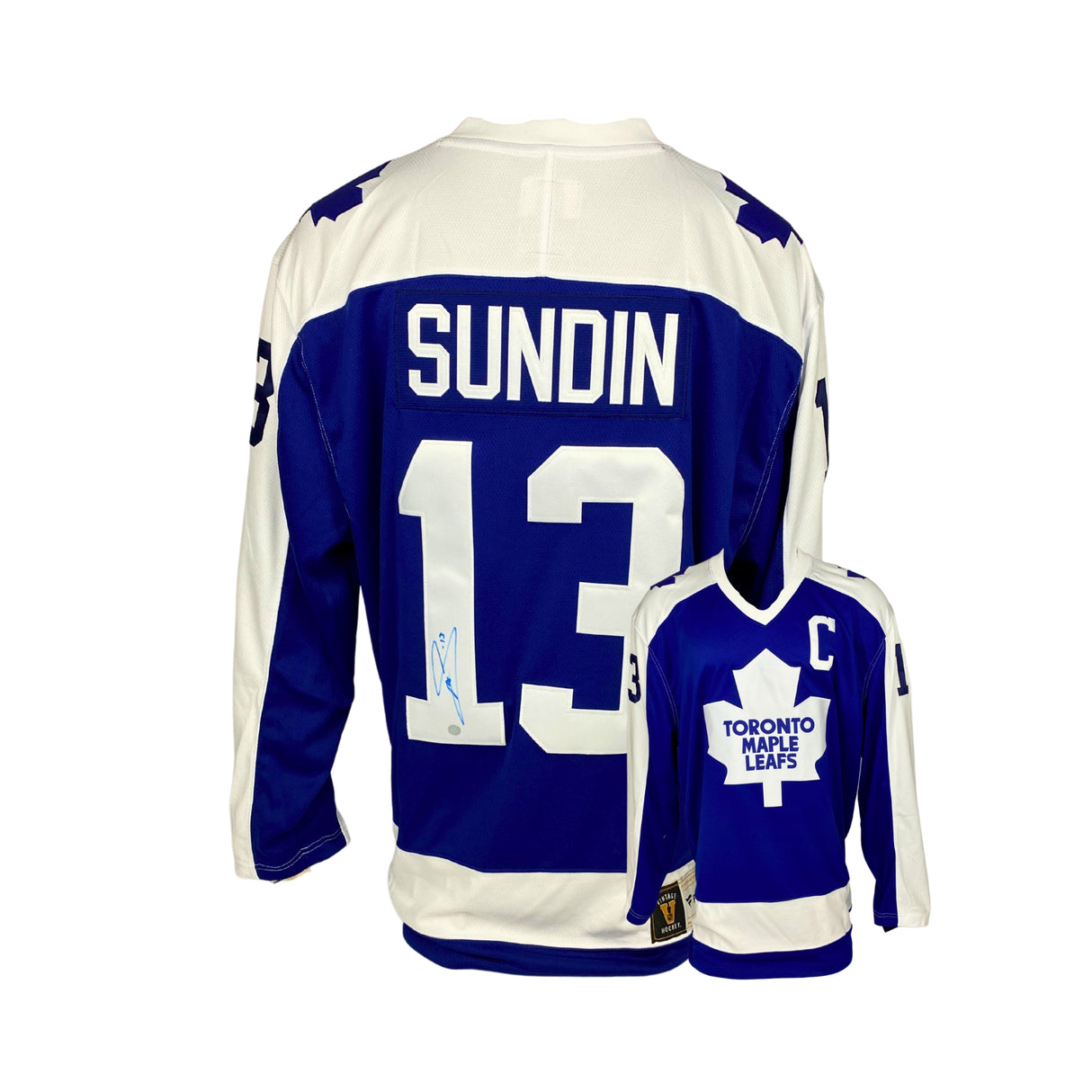 Mats Sundin Signed Toronto Maple Leafs Fanatics Vintage Jersey