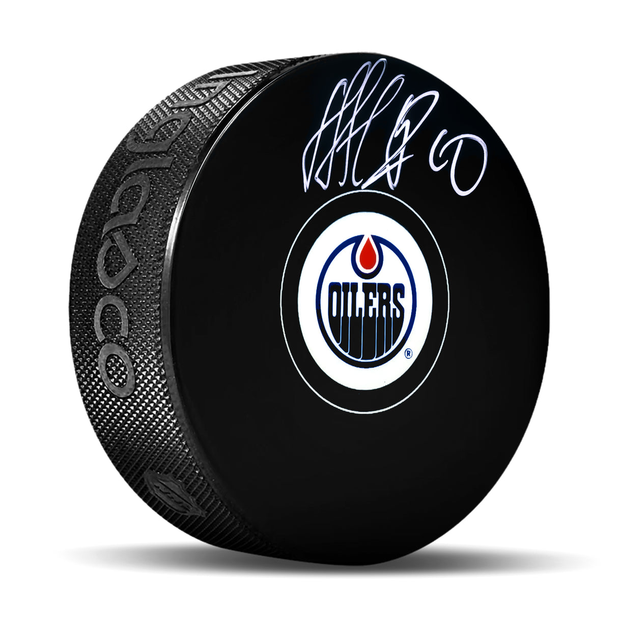 Nail Yakupov Signed Edmonton Oilers Puck