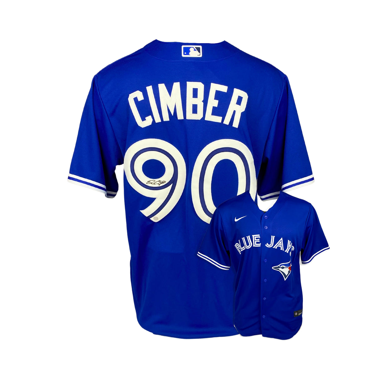 Adam Cimber Signed Toronto Blue Jays Replica Nike Royal Jersey