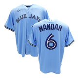 Alek Manoah Signed Toronto Blue Jays Replica Nike Powder Blue Jersey