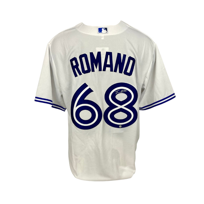 Jordan Romano Signed Toronto Blue Jays Replica Nike White Jersey