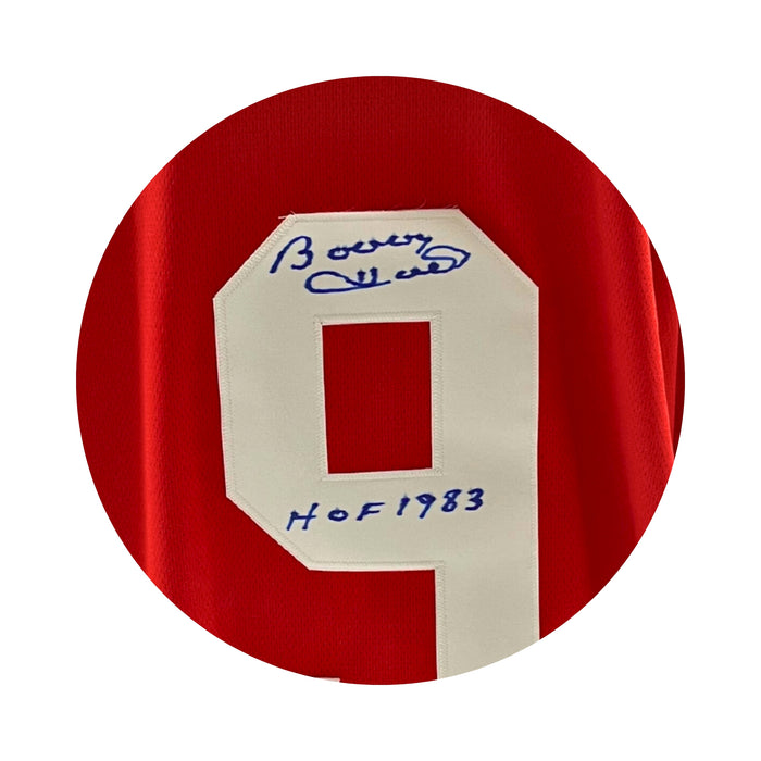 Bobby Hull Signed Jersey Chicago Blackhawks Red Vintage Fanatics