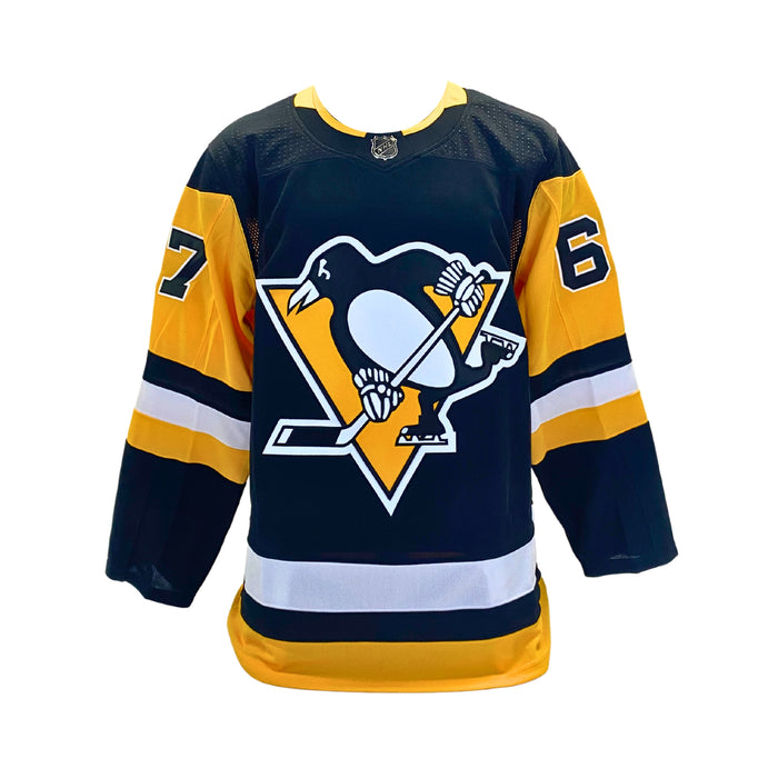 Autographed Adidas Marino Pittsburgh Penguins Reverse Retro NHL Hockey  Jersey 52