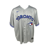 Santiago Espinal Signed Toronto Blue Jays Replica Nike Grey Jersey