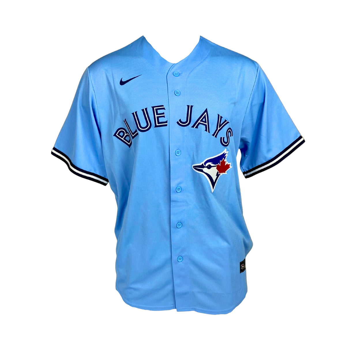 Jordan Romano Signed Toronto Blue Jays Replica Nike Powder Blue Jersey - Frameworth Sports Canada 