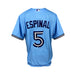 Santiago Espinal Signed Toronto Blue Jays Replica Nike Powder Blue Jersey - Frameworth Sports Canada 