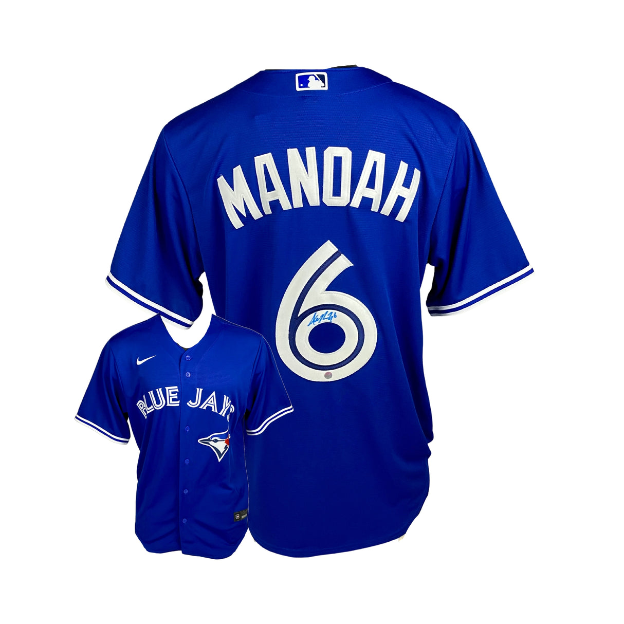 Alek Manoah Signed Toronto Blue Jays Replica Nike Royal Jersey