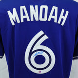 Alek Manoah Signed Toronto Blue Jays Replica Nike Royal Jersey