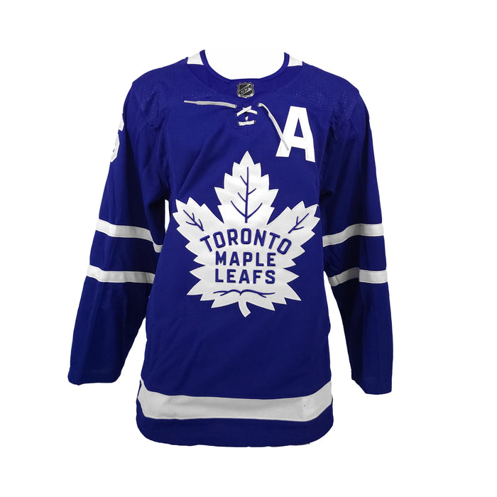 Matthews,A Signed Jersey Maple Leafs Blue Adidas