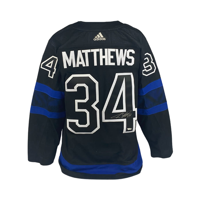 Auston Matthews signed Toronto Maple Leafs Third Adidas Auth. Jersey with "A"