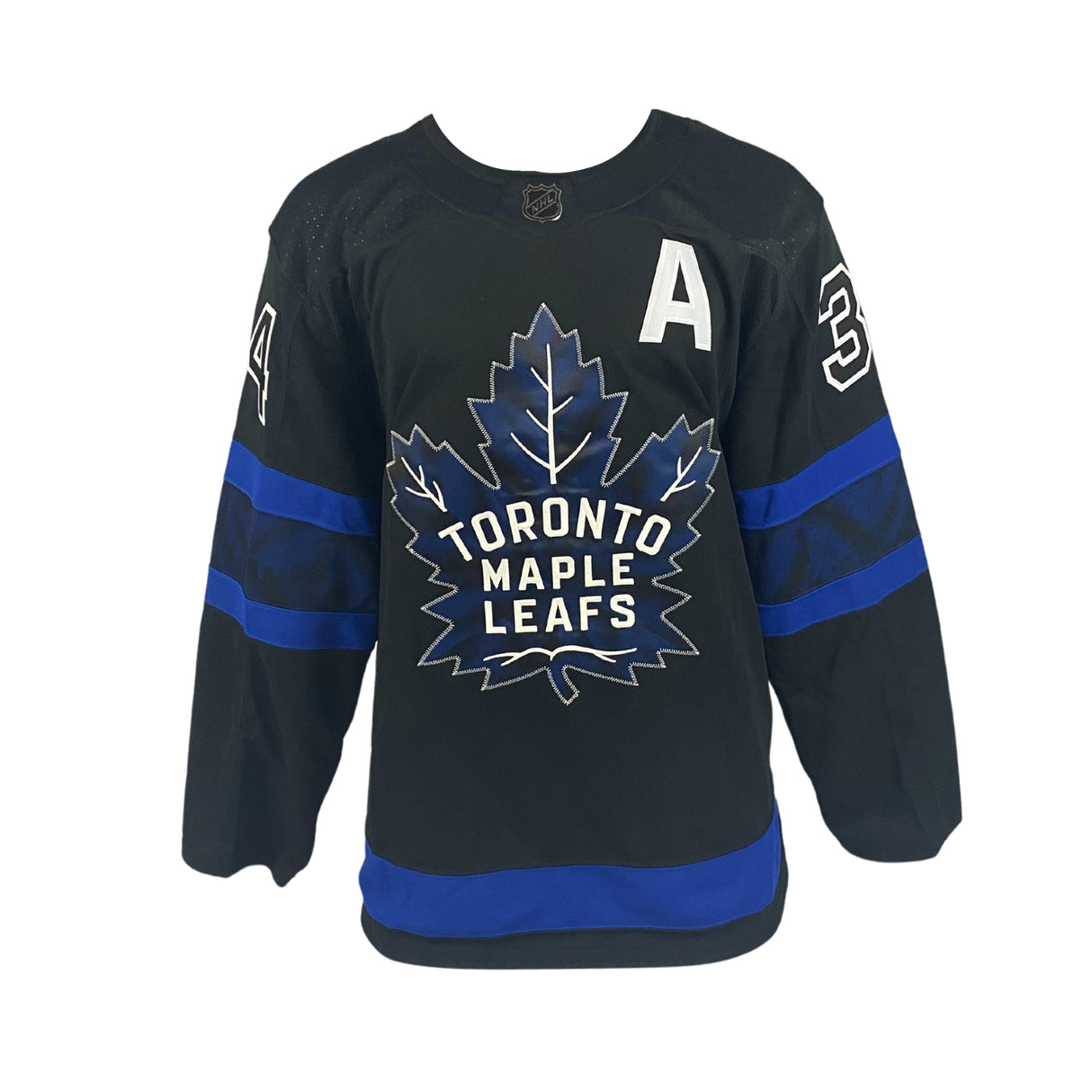 Auston Matthews signed Toronto Maple Leafs Third Adidas Auth. Jersey with "A"