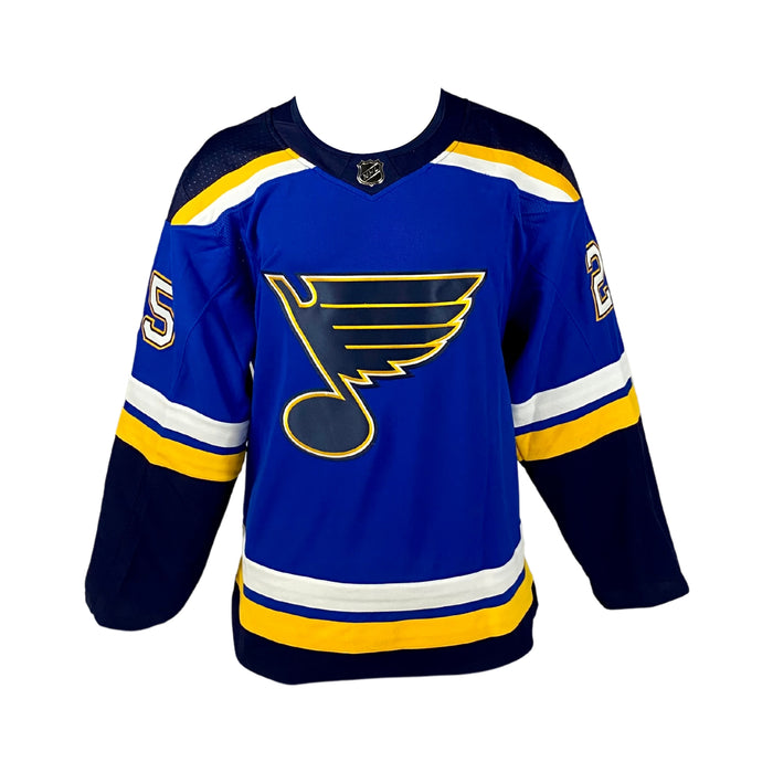 Jordan Kyrou Signed St. Louis Blues Adidas Auth.  Jersey