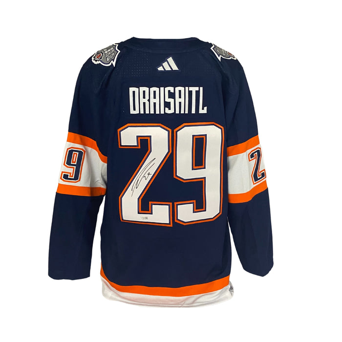 Leon Draisaitl Edmonton Oilers Autographed 2022-23 Reverse Retro