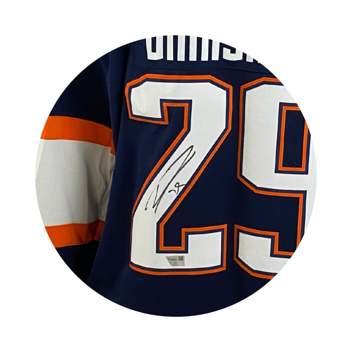 Leon Draisaitl signed 2022-23 Edmonton Oilers Reverse Retro Fanatics Jersey