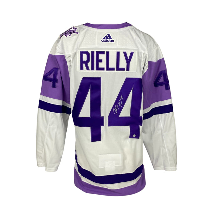 Morgan Rielly Signed 2022 Toronto Maple Leafs Hockey Fights Cancer Adidas Auth. Jersey (white) - Frameworth Sports Canada 