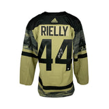 Morgan Rielly Signed 2022 Toronto Maple Leafs Military Appreciation Adidas Auth. Jersey