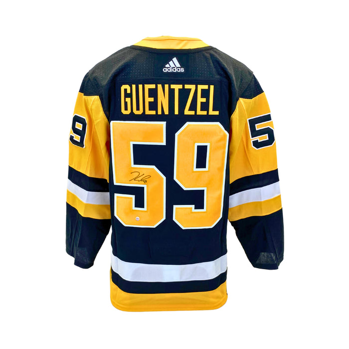 Jake Guentzel Signed Pittsburgh Penguins Black Adidas Auth. Jersey
