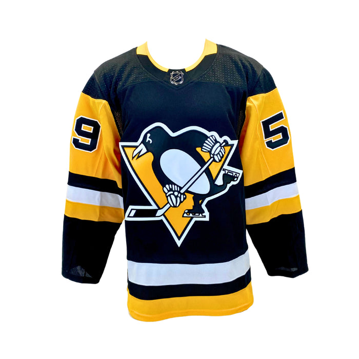 Jake Guentzel Signed Pittsburgh Penguins Black Adidas Auth. Jersey - Frameworth Sports Canada 