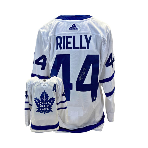 Morgan Rielly Signed Toronto Maple Leafs White Adidas Authentic Jersey - Frameworth Sports Canada 