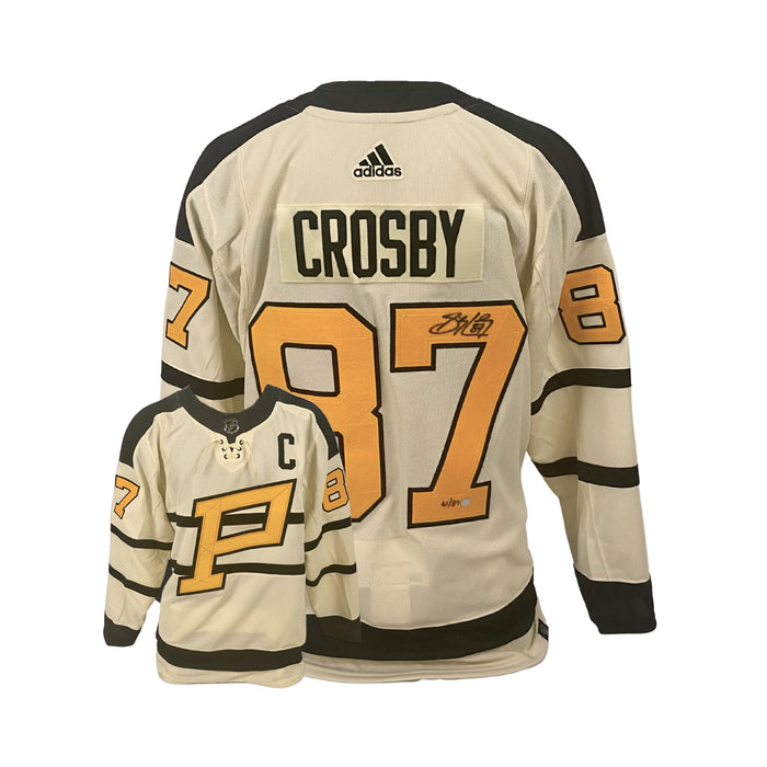 Sidney Crosby Signed Pittsburgh Penguins 2023 Winter Classic Adidas Auth. Jersey (Limited Edition of 87) - Frameworth Sports Canada 