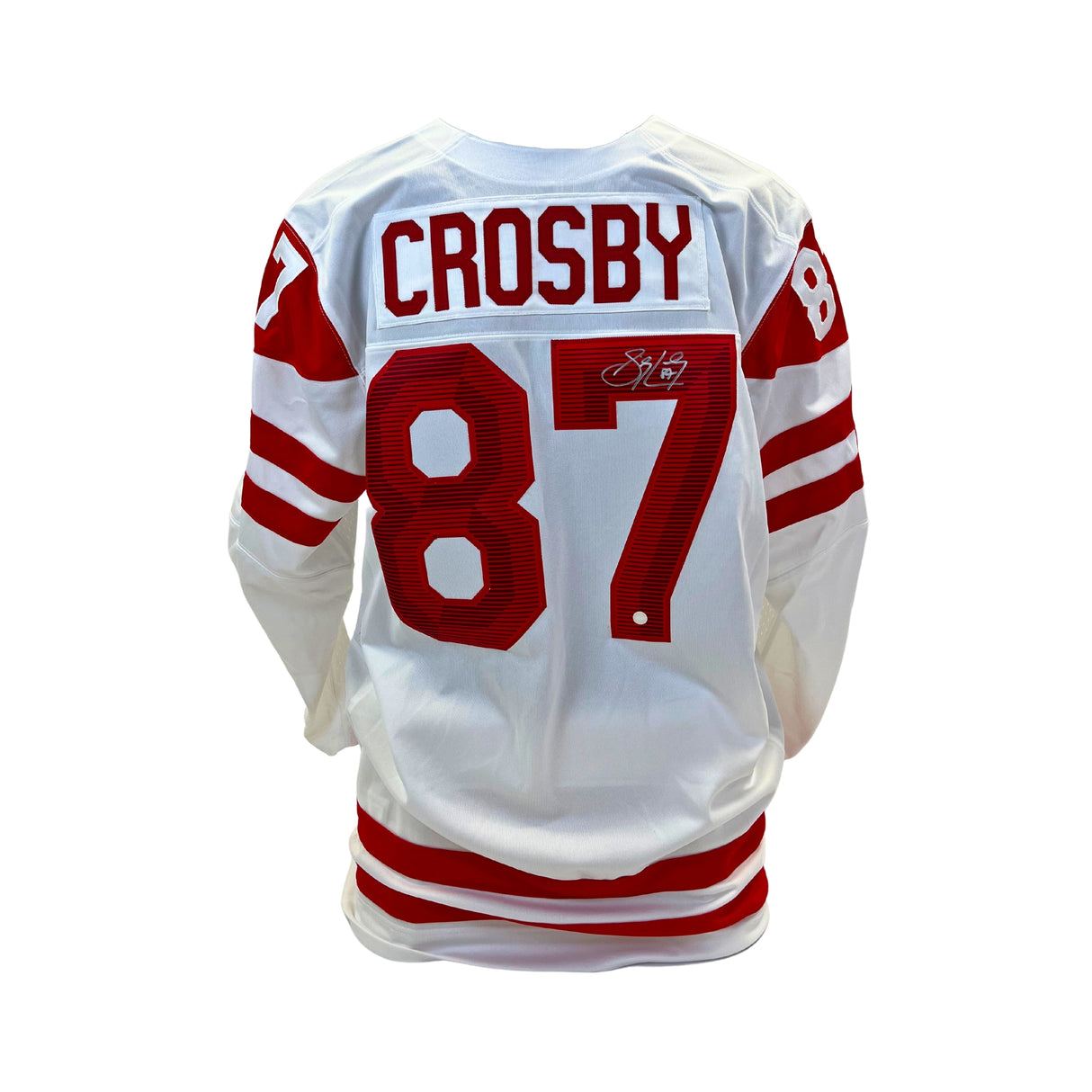 Sidney Crosby Signed Team Canada Replica 2022 Olympics White Jersey