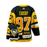 Sidney Crosby Signed Pittsburgh Penguins Stitched Milestone 500th Goal Adidas Auth. Jersey (Limited Edition of 87)