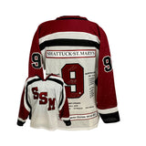 S. Crosby, N. MacKinnon, and J. Toews Multi-Signed Shattuck St. Mary's White Milestone Jersey (Limited Edition of 87)