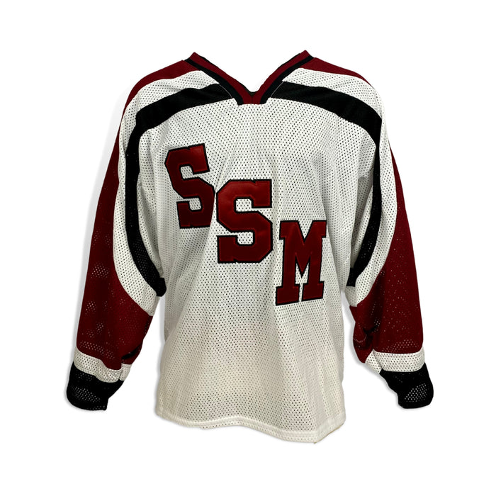 Sidney Crosby Signed Framed Shattuck St. Mary's White Jersey