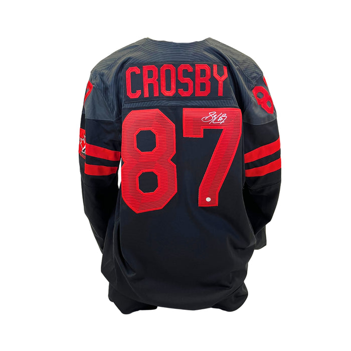 Sidney Crosby Signed Team Canada Replica 2022 Olympics Black Jersey - Frameworth Sports Canada 