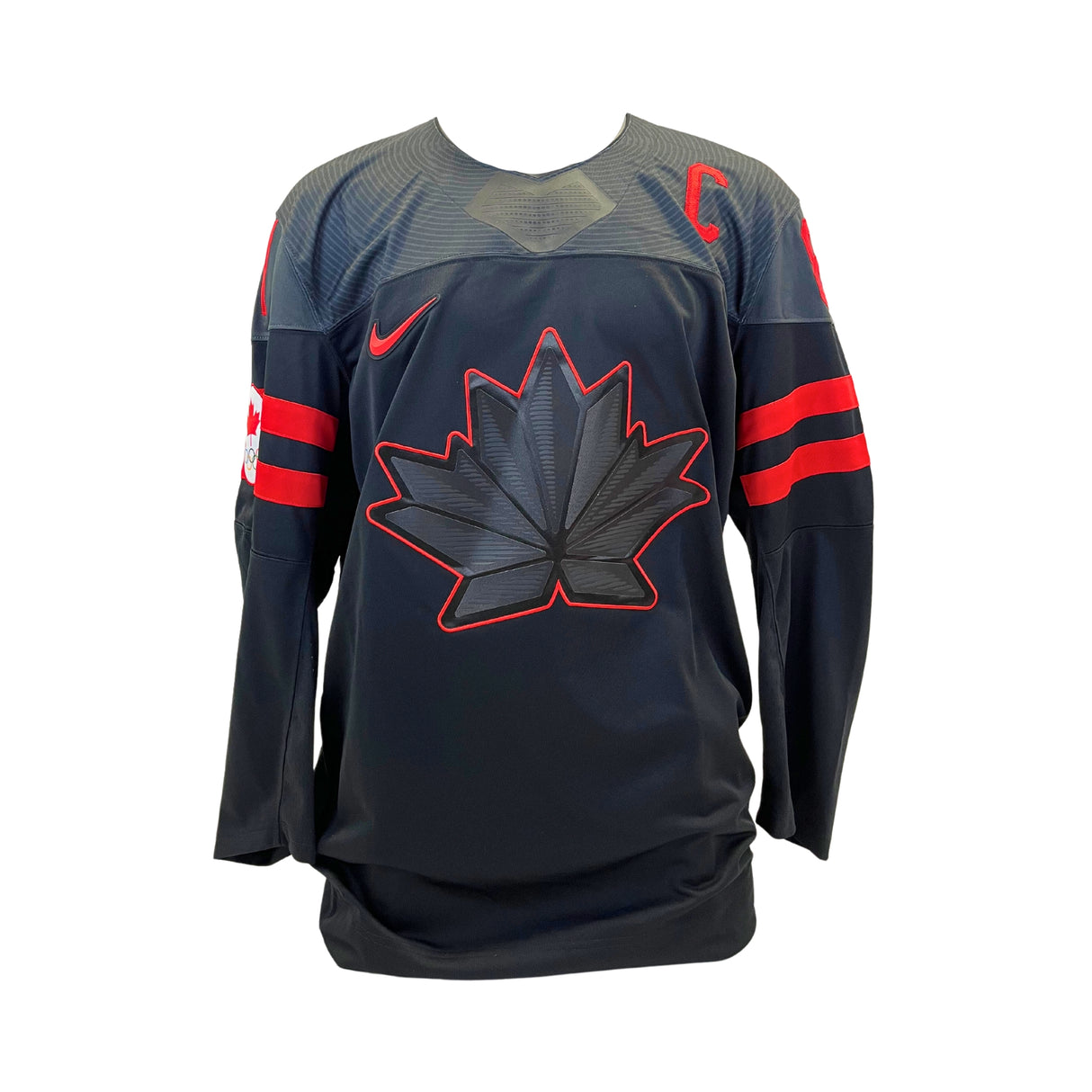 Sidney Crosby Signed Team Canada Replica 2022 Olympics Black Jersey