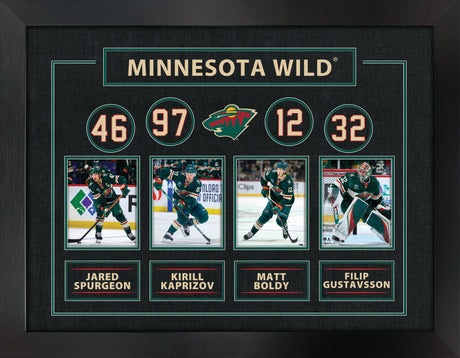 Minnesota Wild Best of the Best Framed Collage - Frameworth Sports Canada 