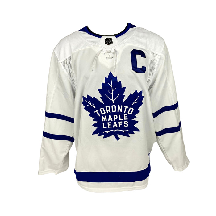 John Tavares Signed Toronto Maple Leafs Adidas Authentic Jersey with "C" (white) - Frameworth Sports Canada 