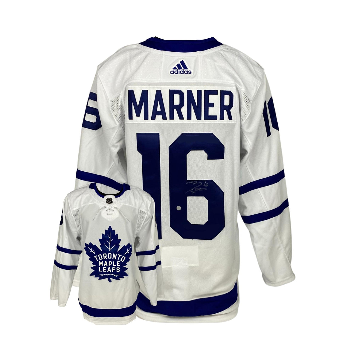 Mitch Marner Signed Toronto Maple Leafs White Adidas Jersey