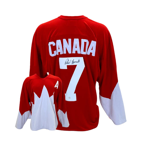 Phil Esposito Signed Team Canada Replica 1972 Red Jersey - Frameworth Sports Canada 