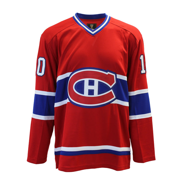Guy Lafleur Signed Jersey Canadiens Red Vintage Fanatics