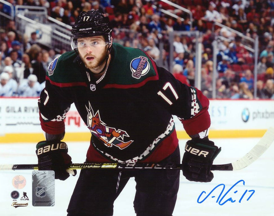 Alex Galchenyuk Signed 8x10 Unframed Arizona Coyotes 3rd Black Jersey Photo