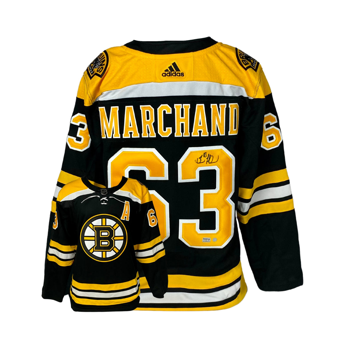 Brad Marchand Signed Boston Bruins Adidas Auth. Jersey