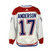 Josh Anderson Signed Montreal Canadiens 2020-2021 White Adidas Auth. Jersey - Frameworth Sports Canada 